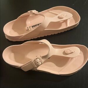 Birkenstock Blush Pink Toe Loop Sandals L9 M7